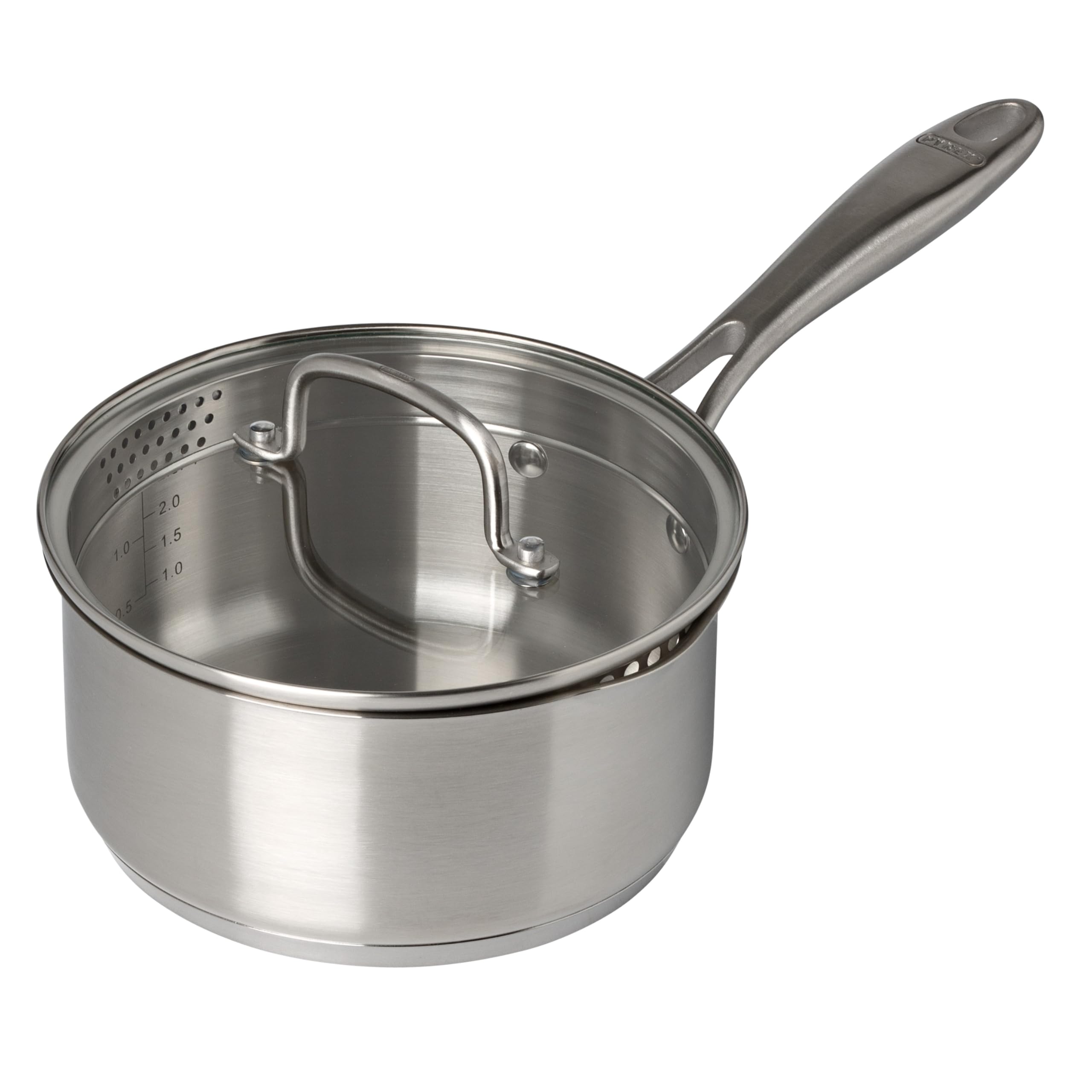 PYREX Infinity Cazuela Inducción Acero Inoxidable 18 cm con Tapa