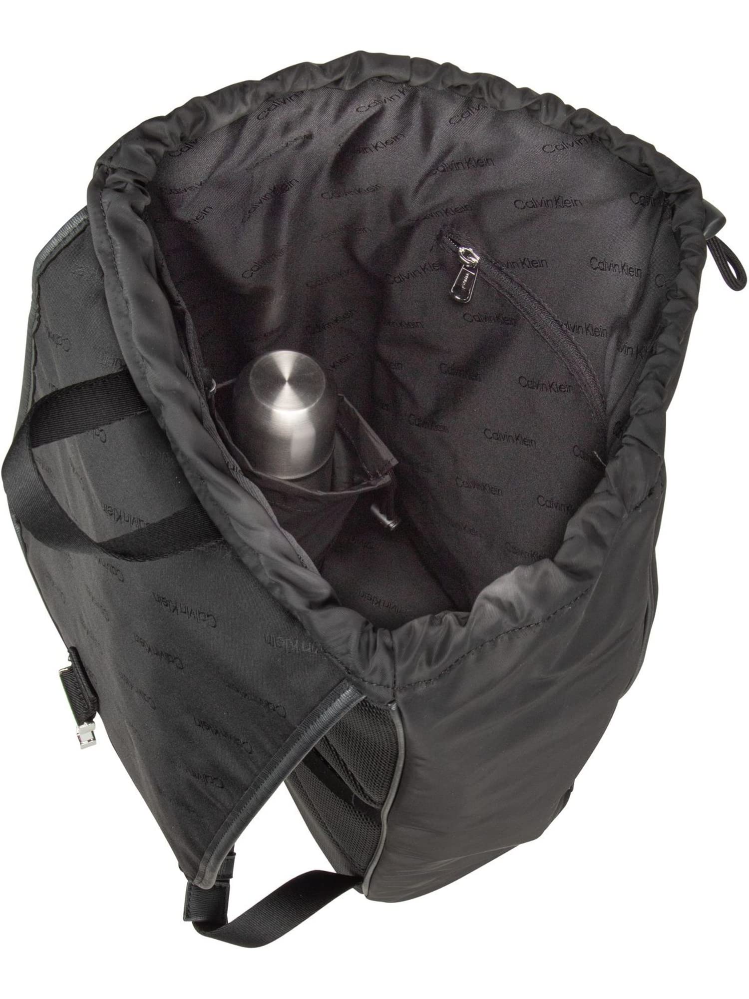 Calvin Klein CK Elevated Flap Backpack CK Black