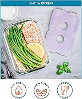 Vista 17 de Healthy Packers Cool Pack, Slim Long-Lasting Ice Packs - Great for Coolers or Lunch Box