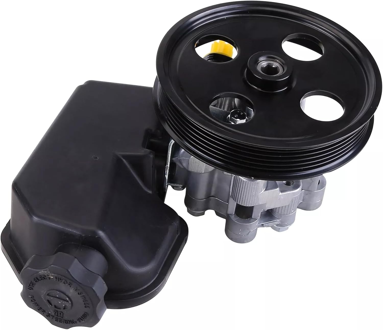Power Steering Pump with Pulley Reservoir Compatible with Dodge Dakota 2005-2007 Replace 52855186AH, 52855186AE