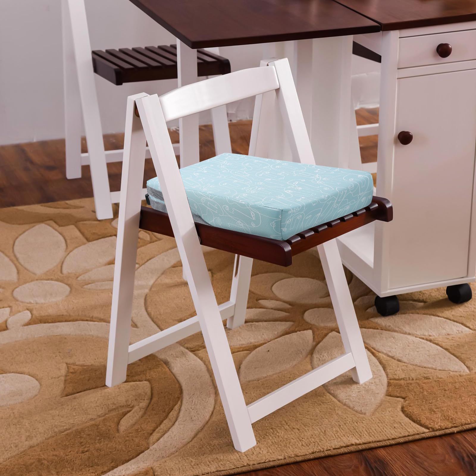 Silla, y Elevador Desmontable Portátil Cojín para Infantil Esponja Material Cómoda para Niños en Comedor