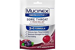 Instasoothe Sore Throat Relief: Soothe and Numb Sore Throats Fast