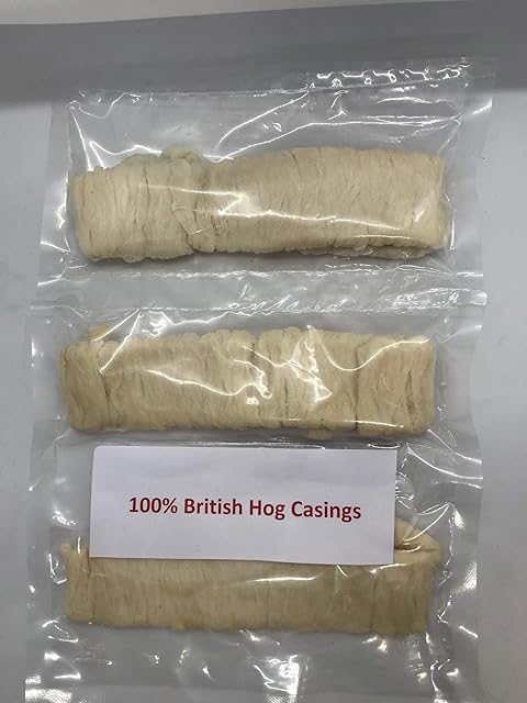 Tongmaster Premium British Natural Hog Casing Skin of 15 m Length x 34/38 Diameter