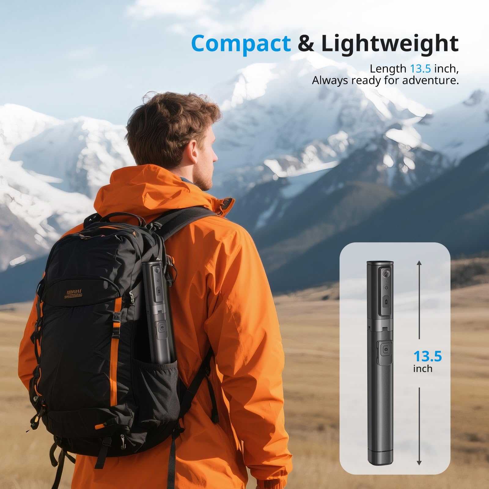 Fuloview Trípode de seguimiento facial automático, trípode de teléfono de 67 pulgadas para iPhone, rotación de 360° sigue tu movimiento, control remoto Bluetooth, soporte para teléfono para vlog