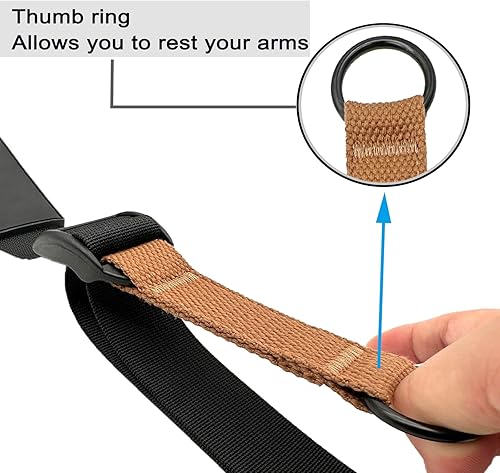 Miniatura 7 de VVAAGG Two-Point Rifle Sling with Swivels, Non-Slip Gun Sling with Adjustable Length Strap