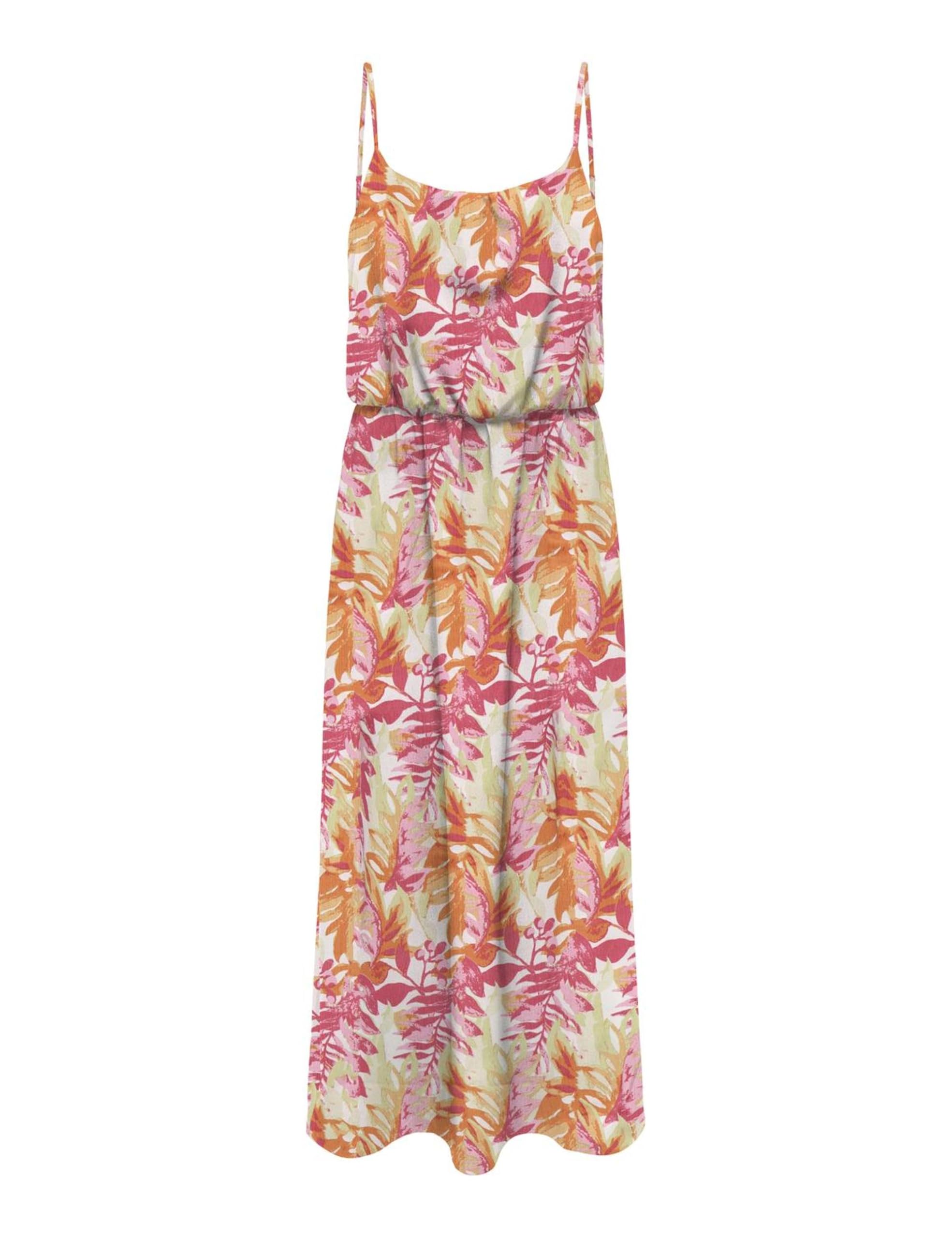 Onlnova Life Vis Strap Maxi Dress AOP, Red Rouge, 10