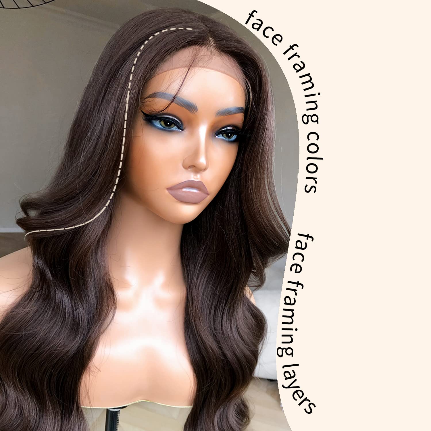 Unisesex Wig Brown/Black Amazon.com : Ginger Afro Wigs for Black Women, Brown Afro  main image 2