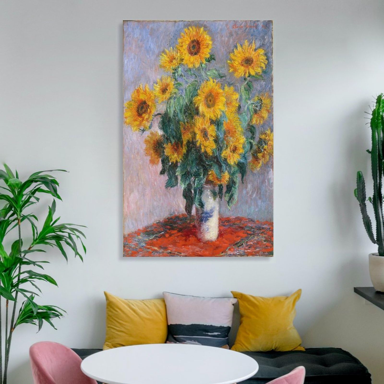 Amazon.co.jp: 画家クロード・モネ 世界名画ひまわりの花束