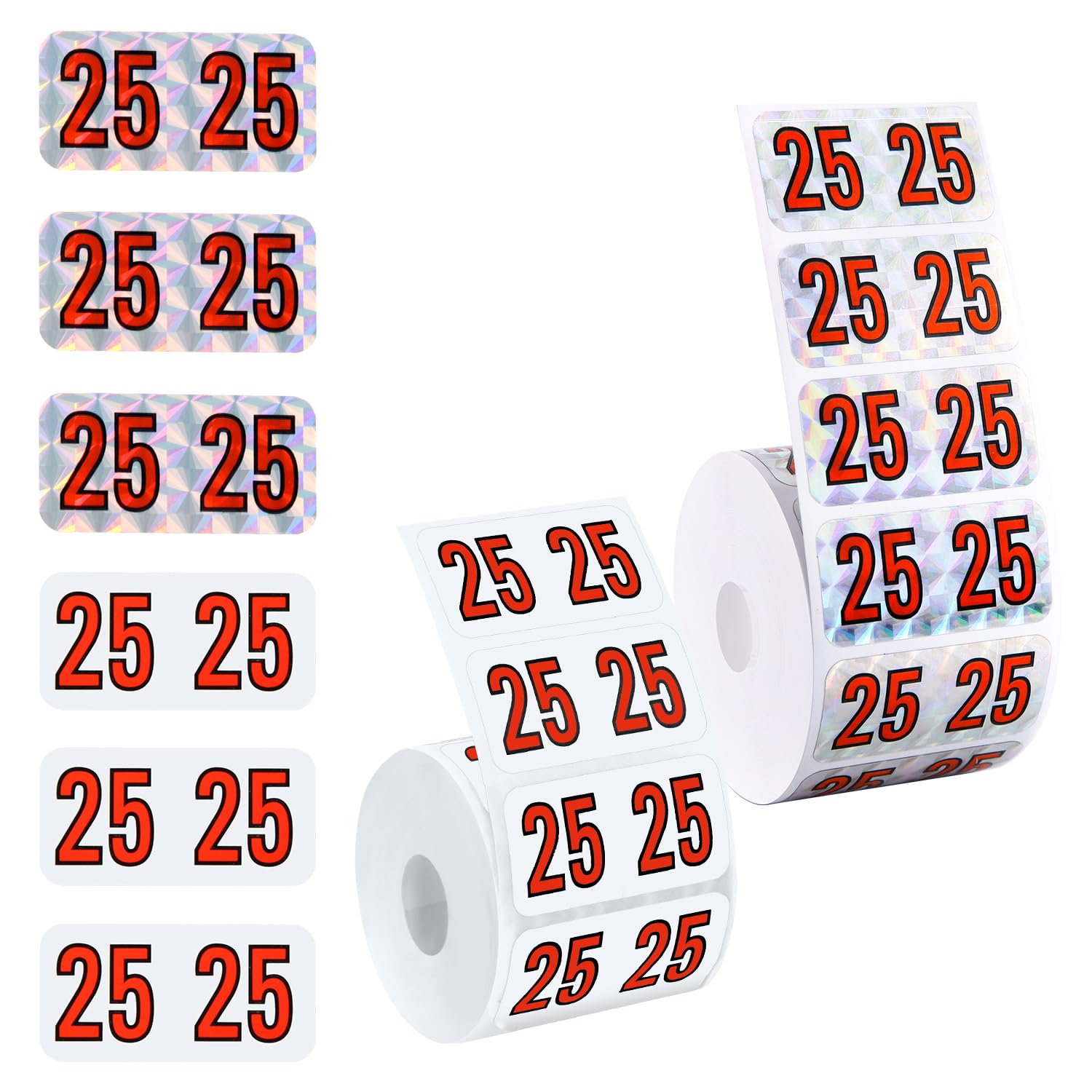 1000pcs 2025 Year Stickers