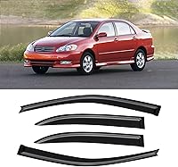 Vista 182 de Visera de ventana para Chevy Silverado 1500/GMC Sierra 1500/Avalanche/Suburban Crew Cab 2007-2013, protectores de lluvia, deflector de ventilación