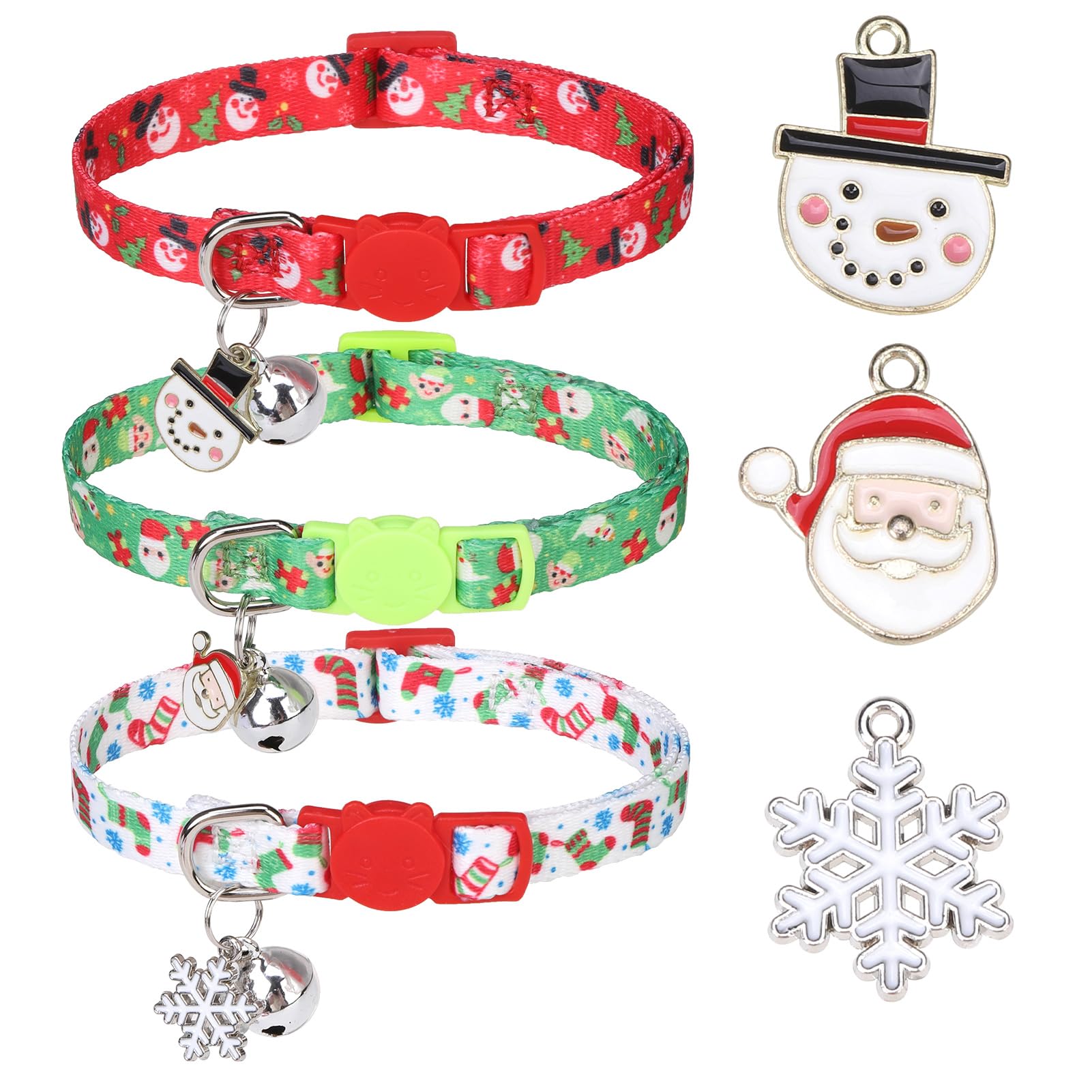 Collar de gato de Navidad para las fotos familiares junto al árbol navideño