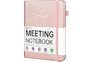 Elegant Meeting Notebook for Work with Action Items