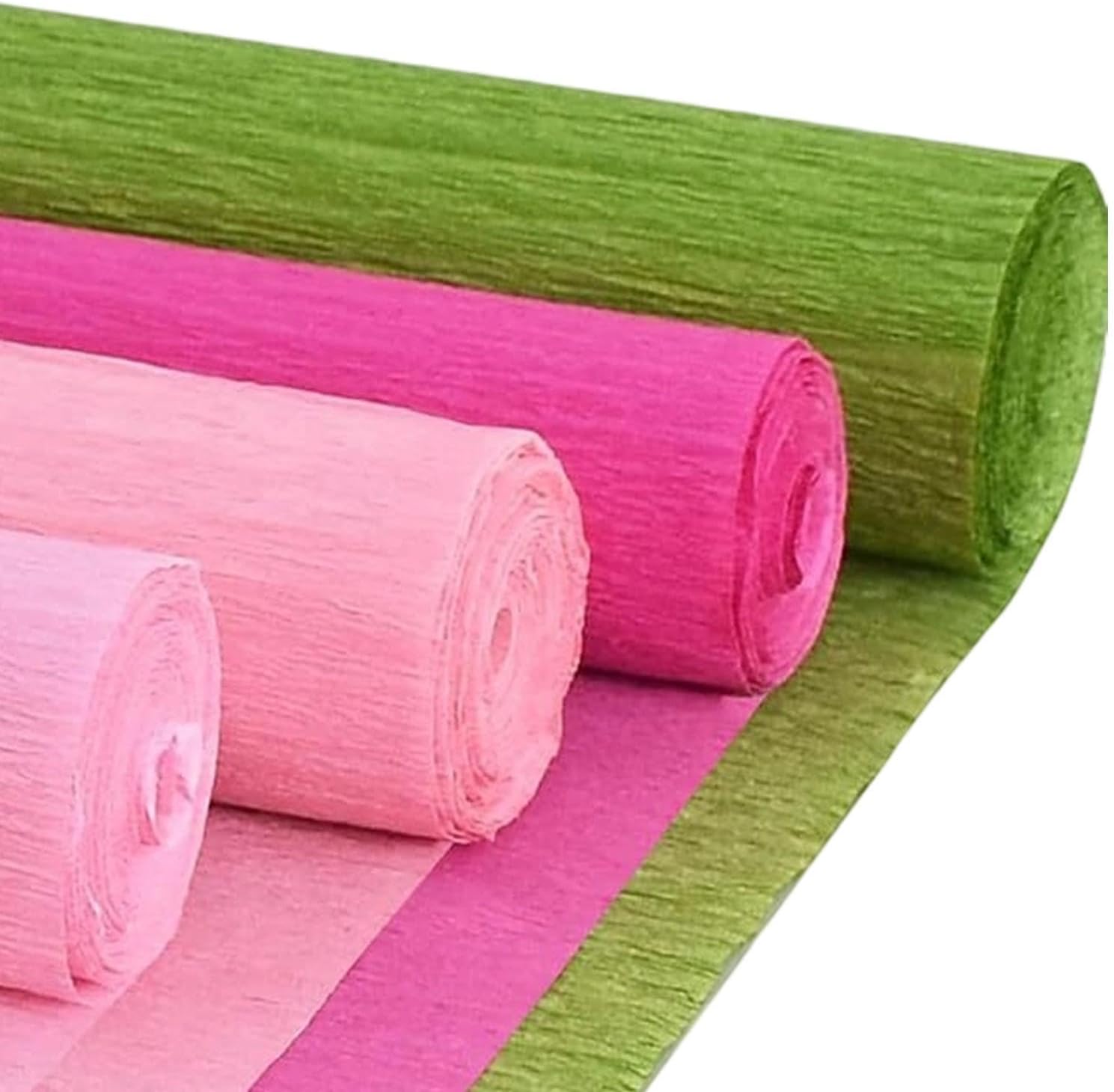 Crepe Paper Rolls Artificial Fade-Resistant with Wire