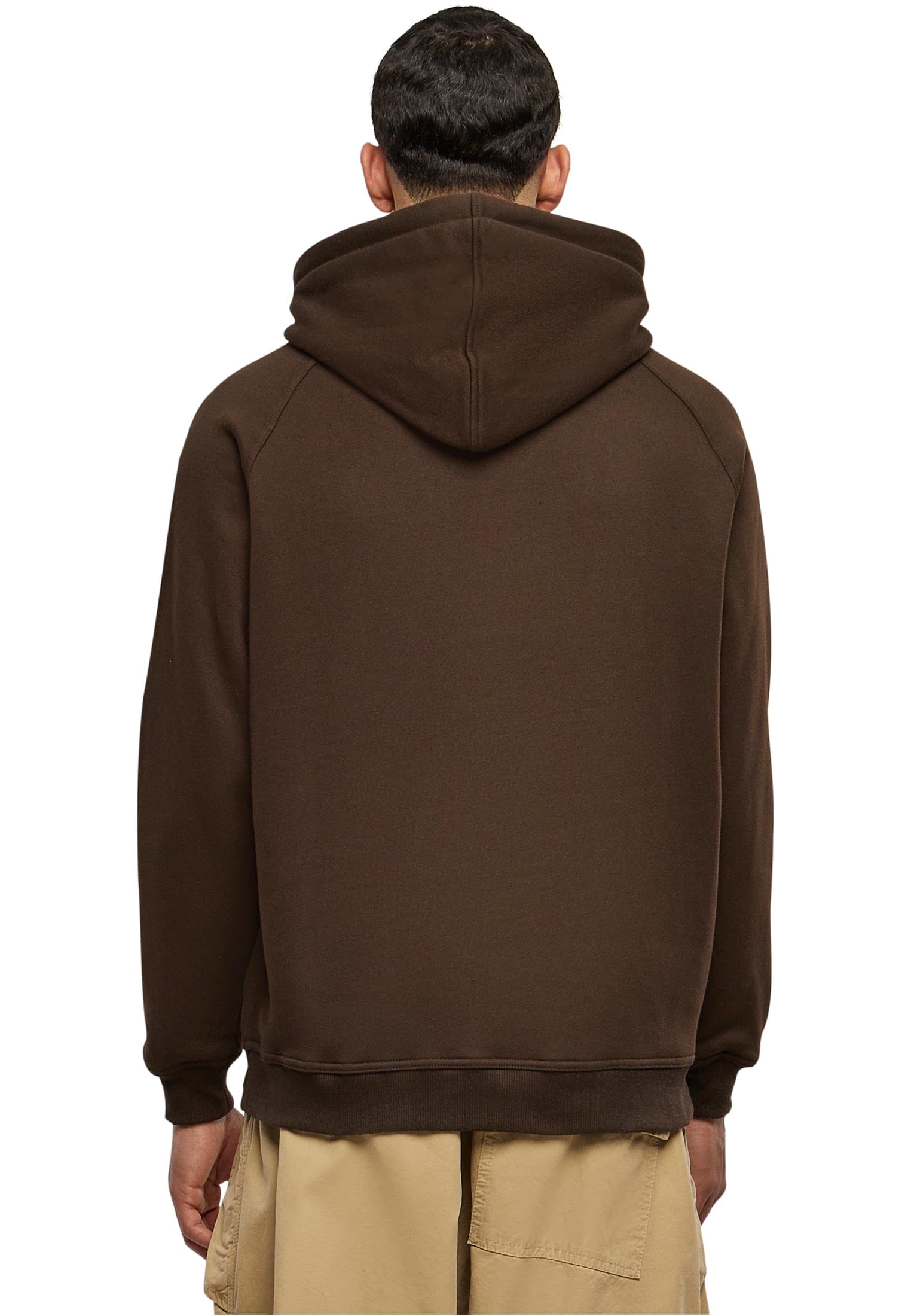 Urban Classics Blank Hombre Sudadera con Capucha Gris Marengo 65% algodón, 35% poliéster Regular