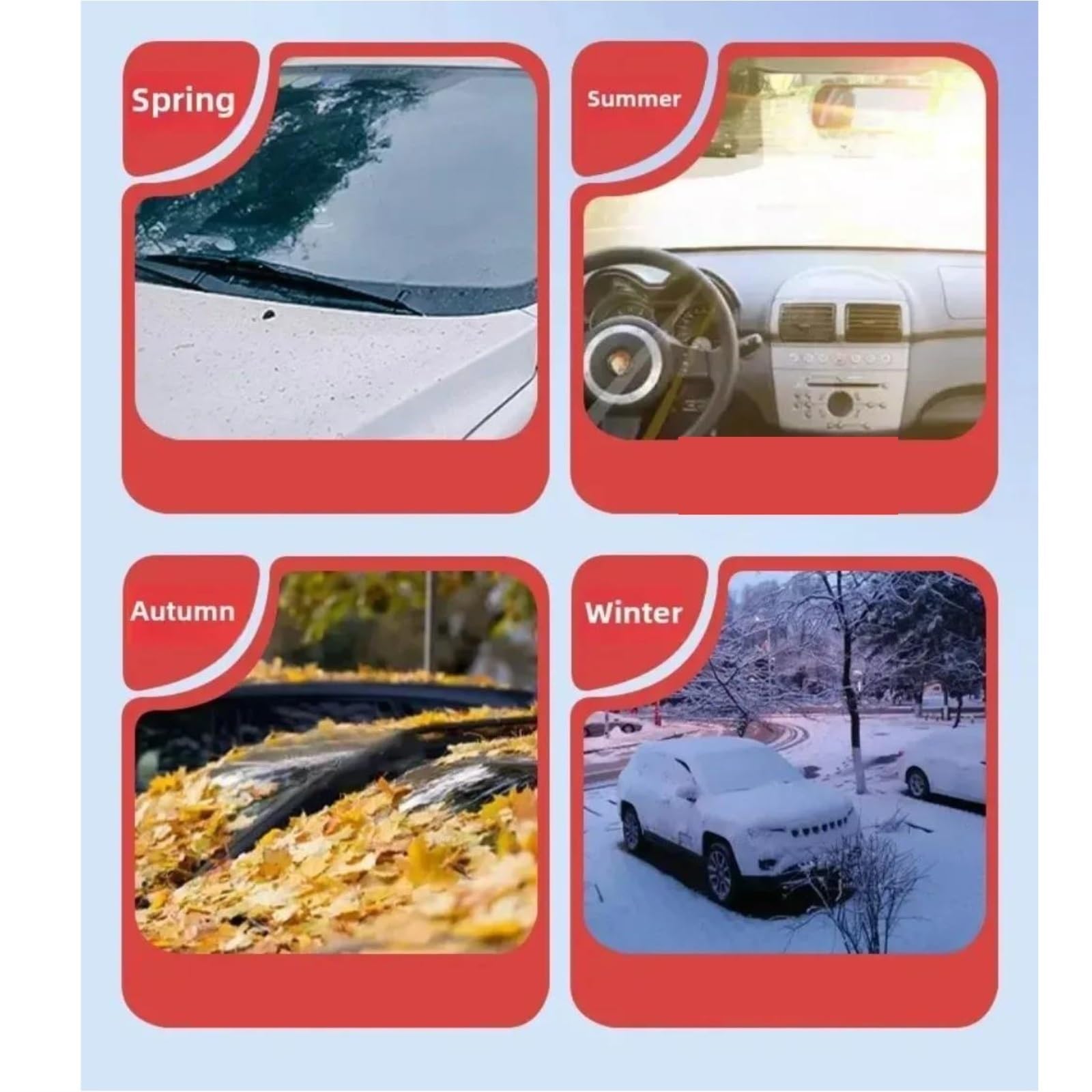 Copri Parabrezza Auto Inverno Parabrezza per Auto, paraneve, Parasole Invernale per Esterni, Parasole per Parabrezza Automatico antighiaccio