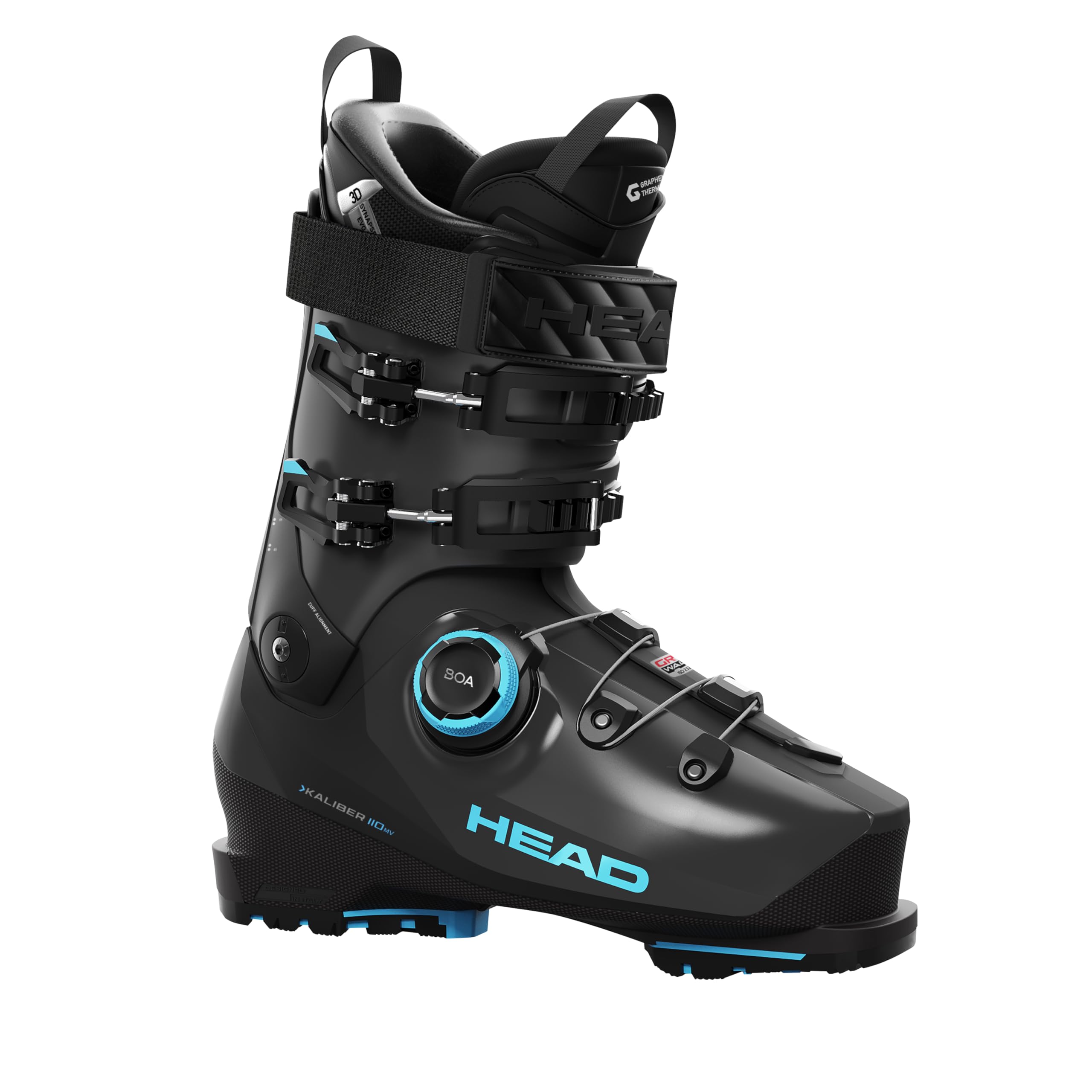 Head Skischuhe Kaliber 110 Mv Gw Boa Anthr. - Speedblue Herren - Herren - Größe 29,5 - Grau