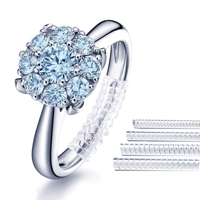 Buy Ring Sizer Adjuster for Loose Rings 8 Pack, 4 Sizes Ring Guard