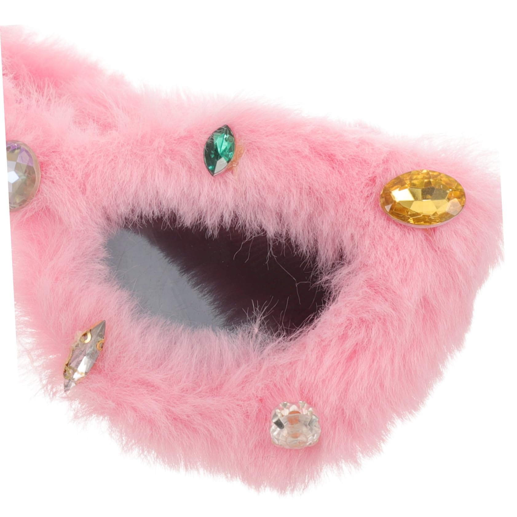 Healvian 5 Piezas Gafas De Sol De Peluche Anteojos De Sol Afelpados Pelo Divertido Delirio Gafas De Sol De Felpa Gafas De Sol Esponjosas Festival De Gafas De Sol Fiesta Mujer Resina Rosa