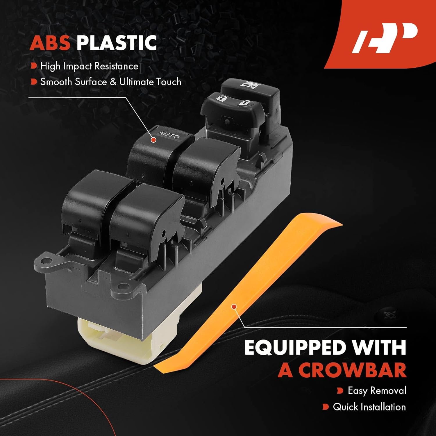 A-Premium Driver Side Master Power Window Switch Compatible with Toyota Corolla 2014-2019, Corolla iM 2017-2017, RAV4 2013-2018, with Auto Up/Down