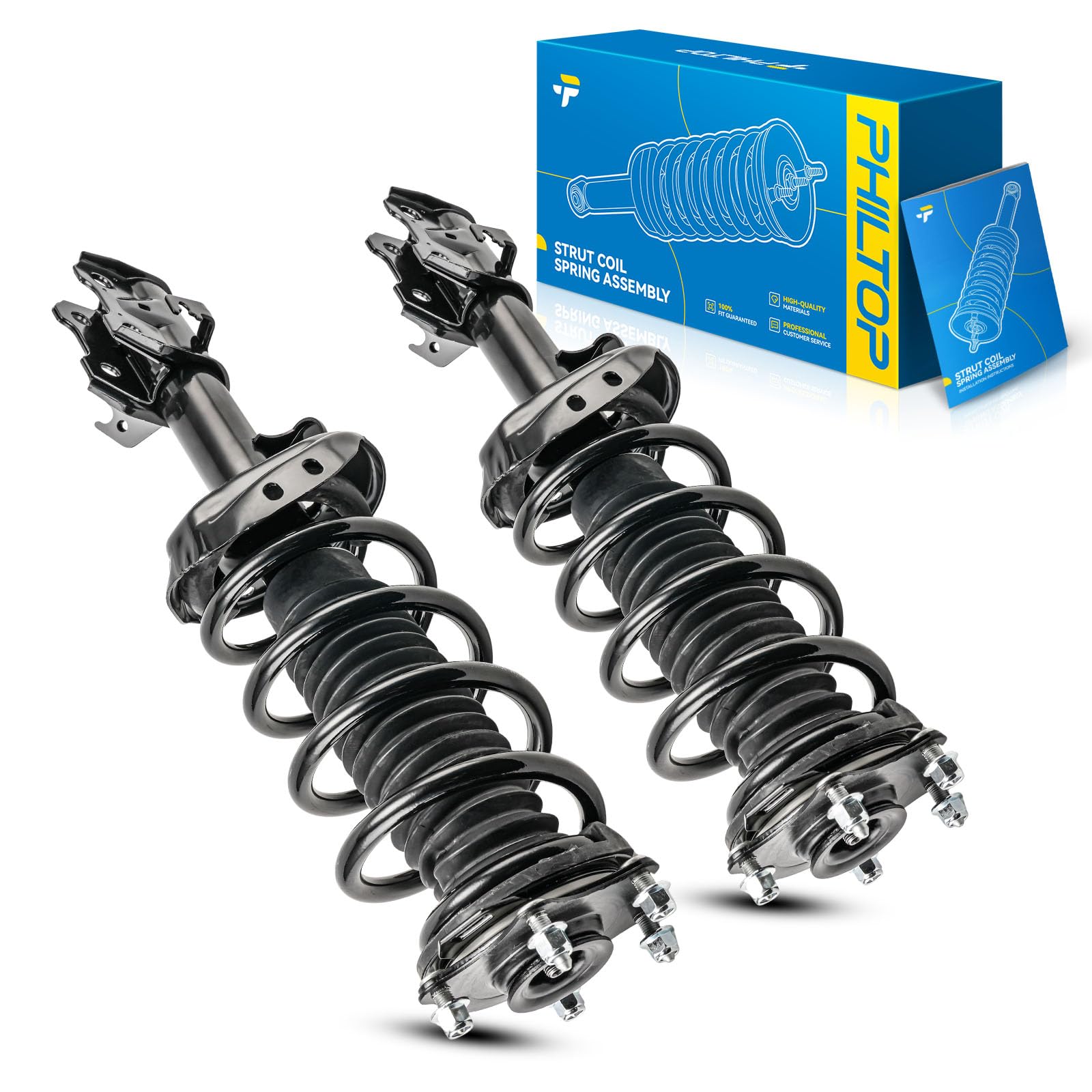 PHILTOP Front Struts Assembly for 2007-2012 Acura RDX Pair OE 172491