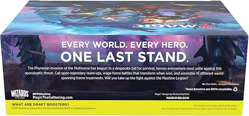 Miniatura 6 de Magic: The Gathering March of the Machine Draft Booster Box | 36 paquetes (540 cartas mágicas)