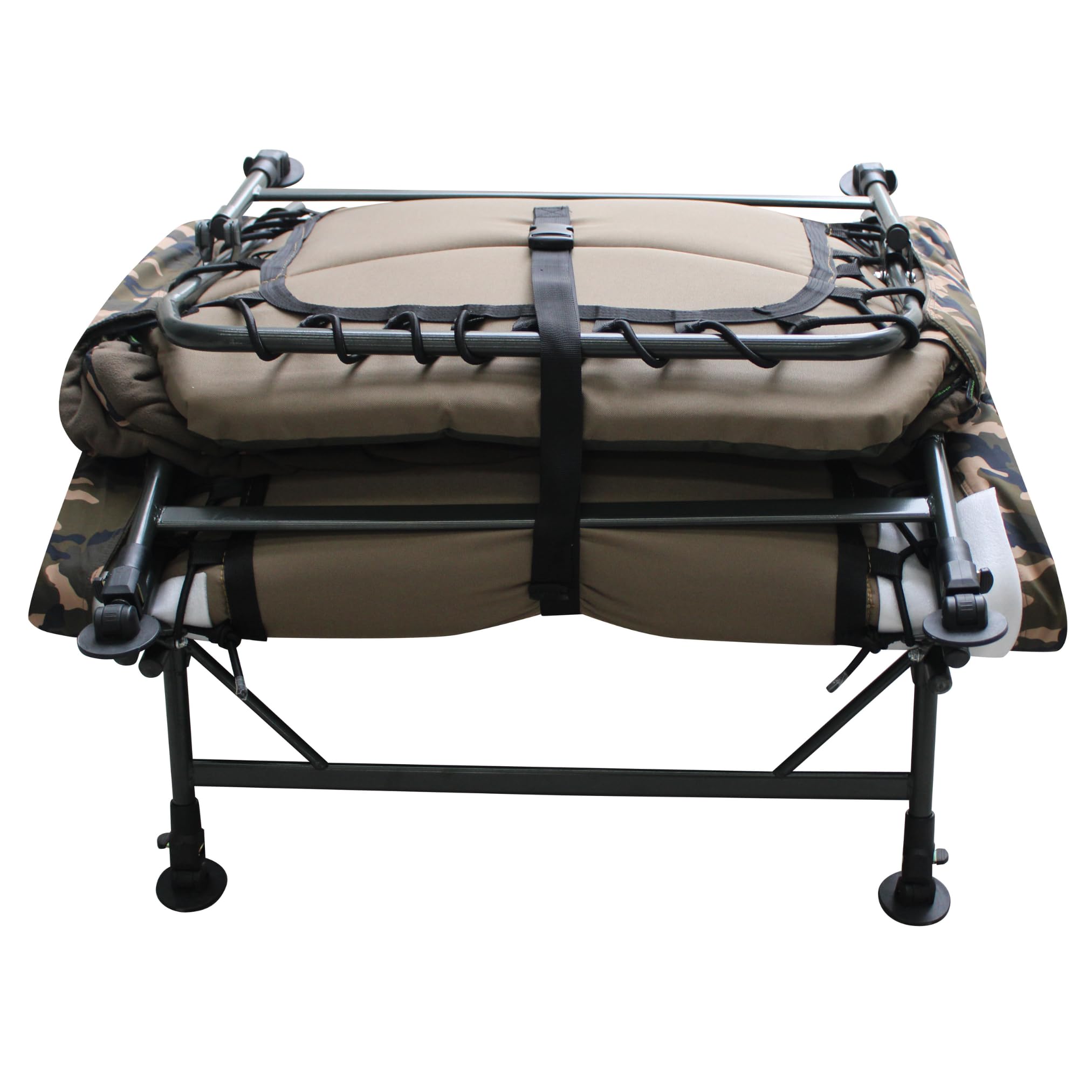 Carp Madness Lettino/sedia a sdraio con 8 gambe, in alluminio, per pesca alla carpa