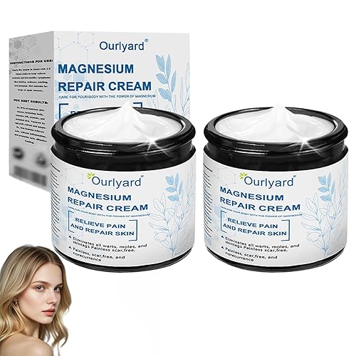 Miniatura 7 de Crema reparadora de piel de magnesio, nueva crema de tratamiento de piel 2025, mejora eficazmente la textura de la piel y reduce las imperfecciones