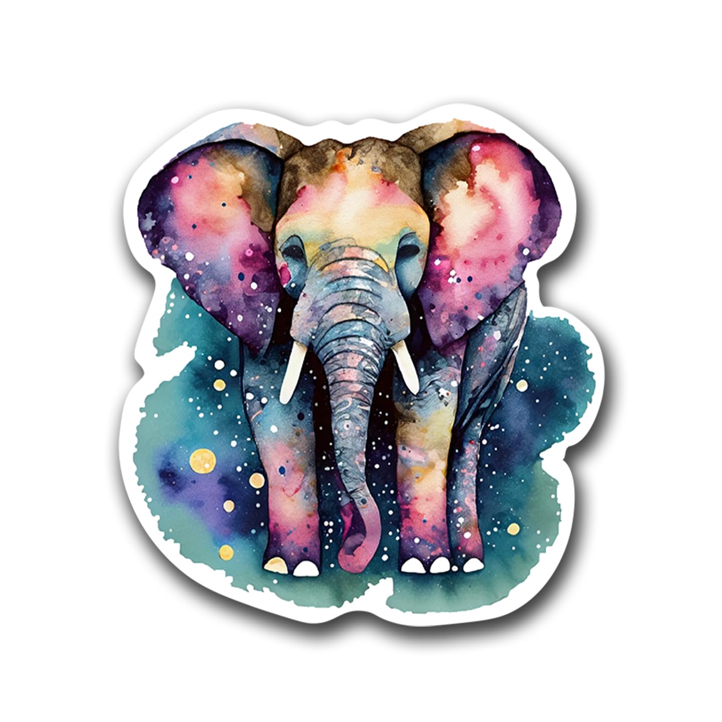 Stickers en vinyle chat et pingouin galaxie, cadeau idéal ado