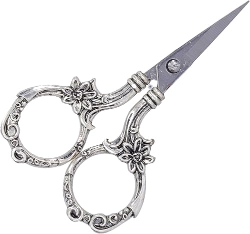 Tijeras de bordado de costura, tijeras de bordado de 3.5 pulgadas, tijeras de hilo para manualidades, tijeras de punto de cruz, tijeras pequeñas de