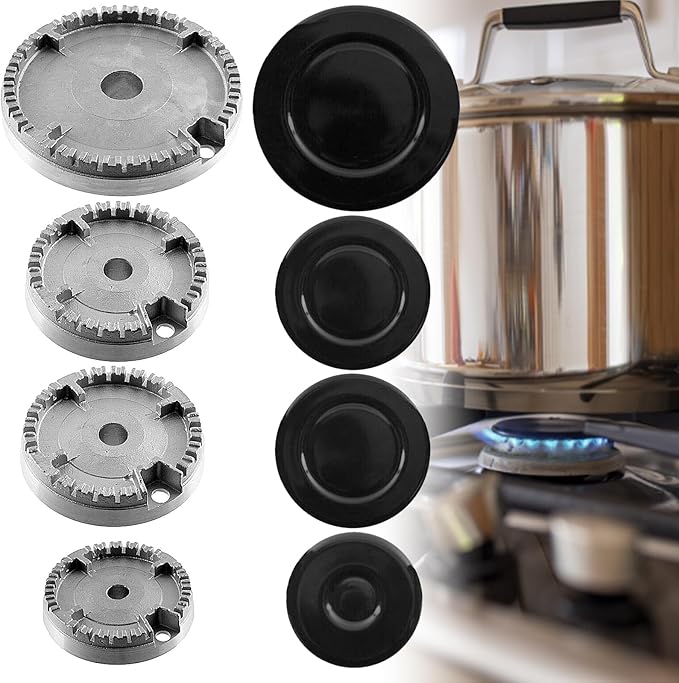 Universal Burner Crown Flame Cap Kit 55mm100mm Oven Cooker Hob Gas for CDA,Flame Burner Cap