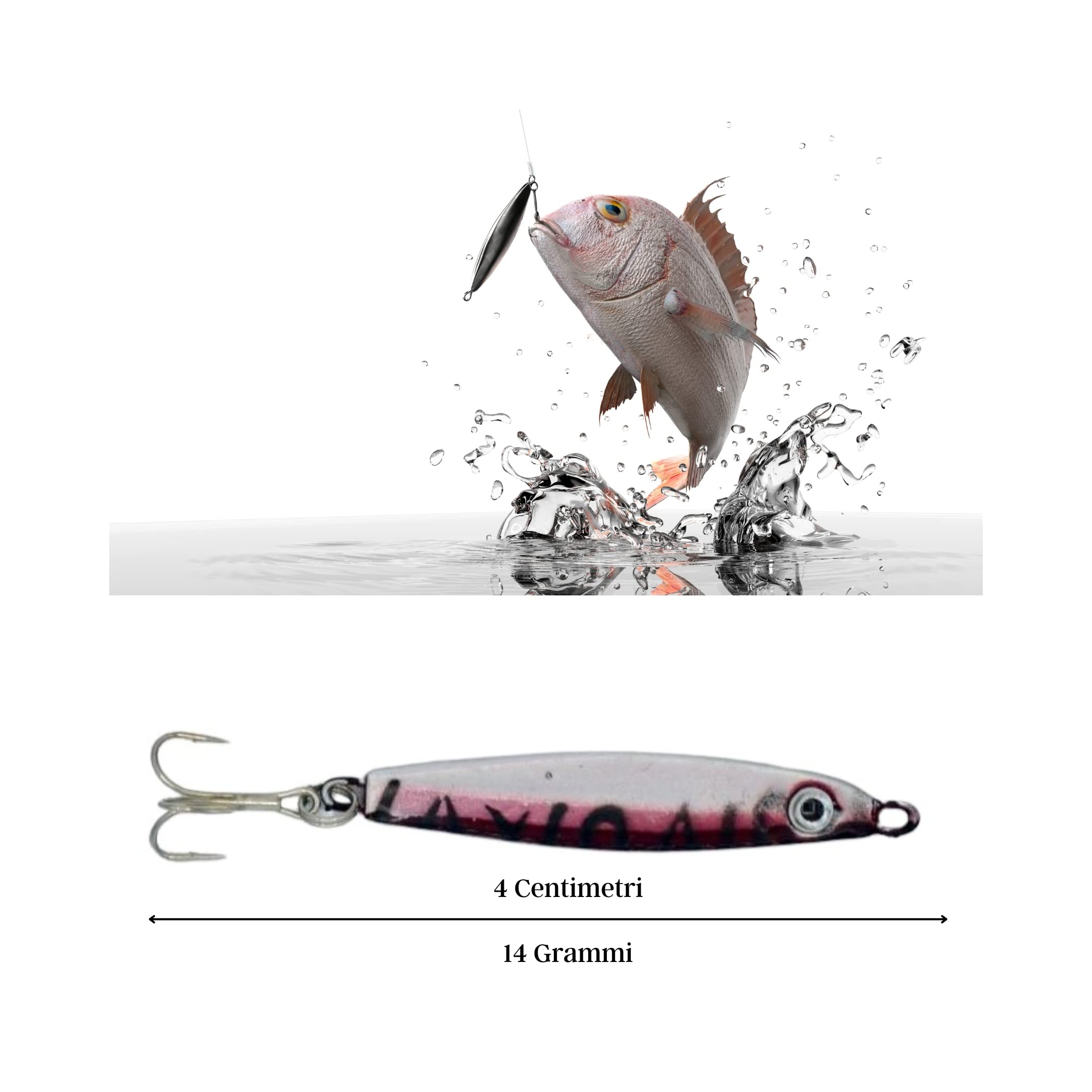 Jig M-Shrimp 7 Cm – Esca Artificiale Gamberetto Per Spigola, Serra, Traina, JATSUI