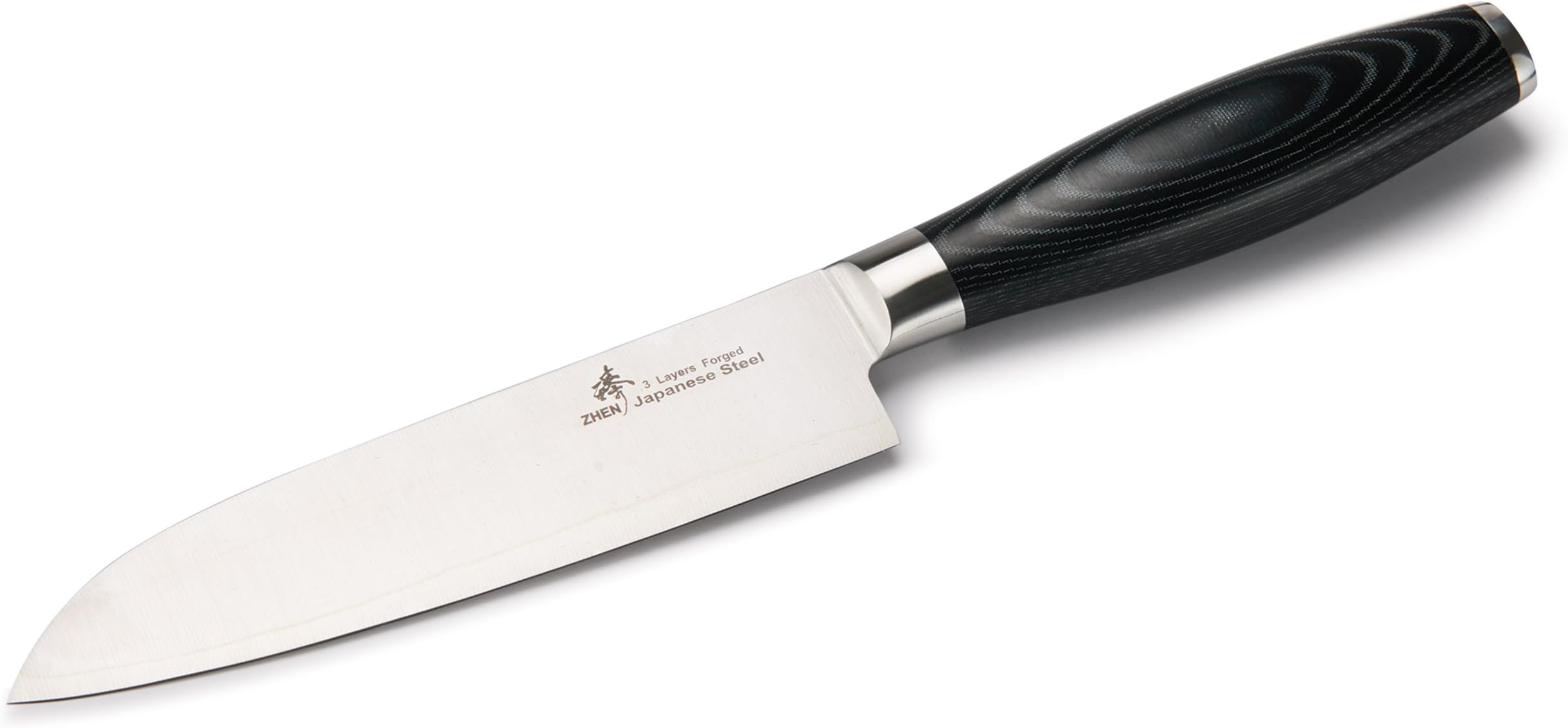 ZHEN AUS 10 3-Layer Santoku Knife, 5"