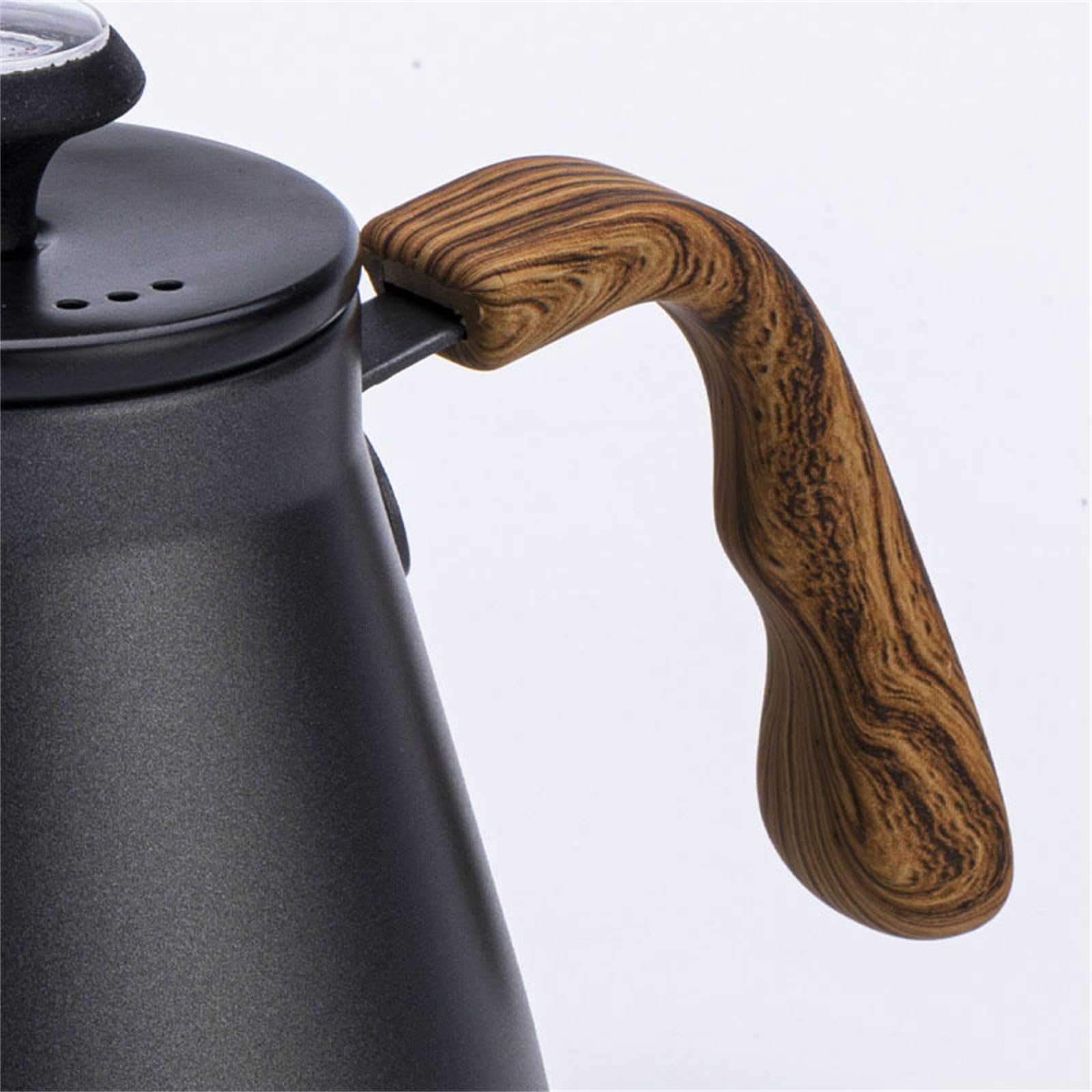 Accuracy Pour - Bollitori a collo di cigno da 1,2 l, con termometri e beccucci a flusso controllato, per gli appassionati di caffè, strumento per la preparazione della cucina