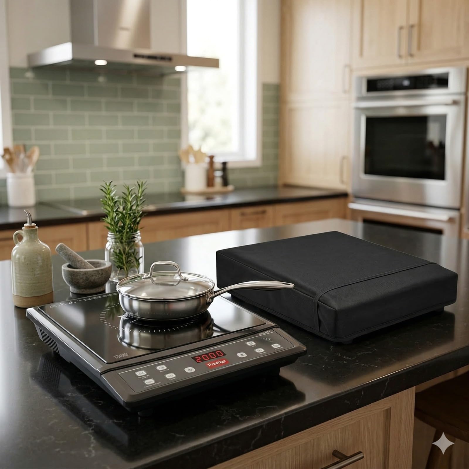 Induction Cooktop & Stove Cover, 40x32x10, Black — Amazon image 9