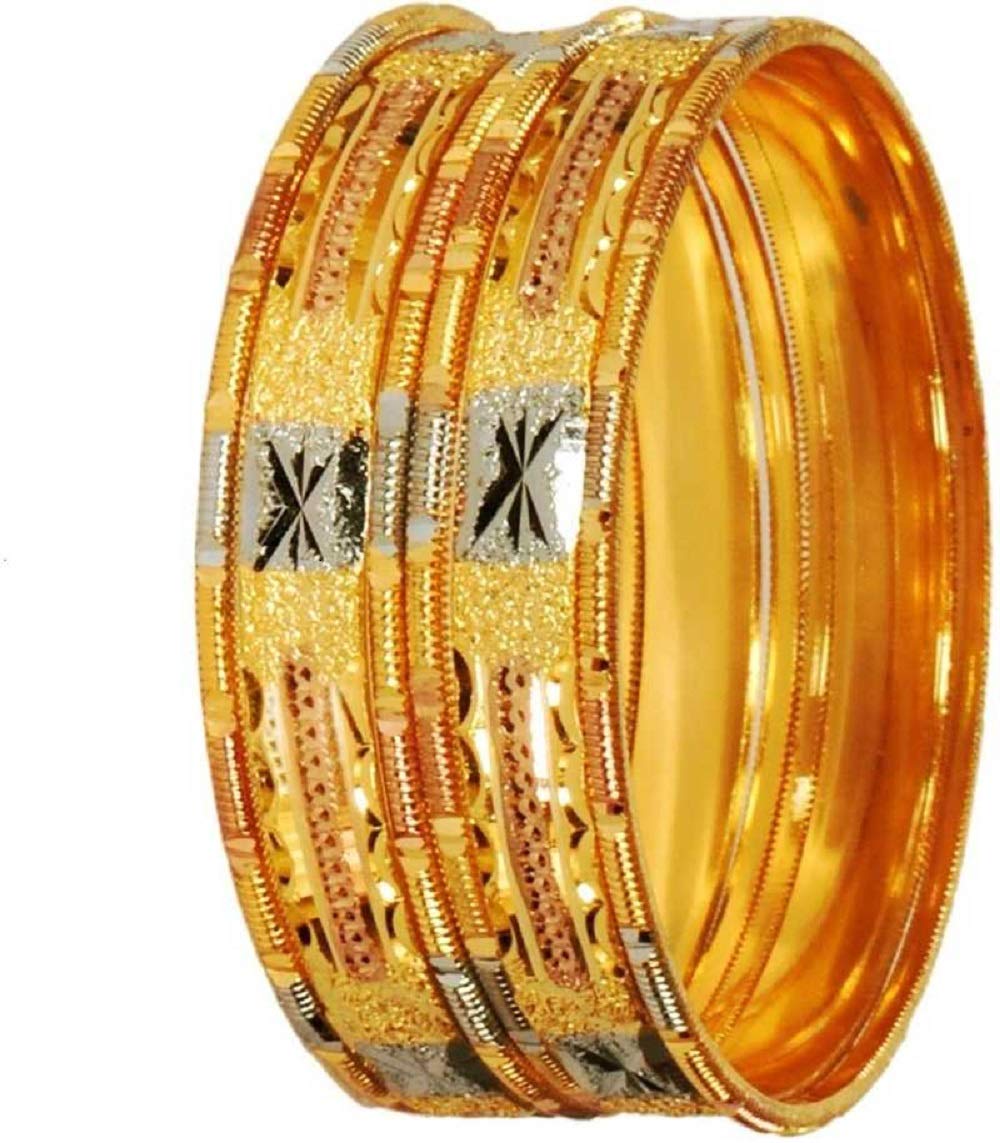 Shine Art Traditional Gold Plated Multi-Color Bangles Set of 6 Pcs for Women (2.10) (B082Y88PSF) Amazon Price History, Amazon Price Tracker