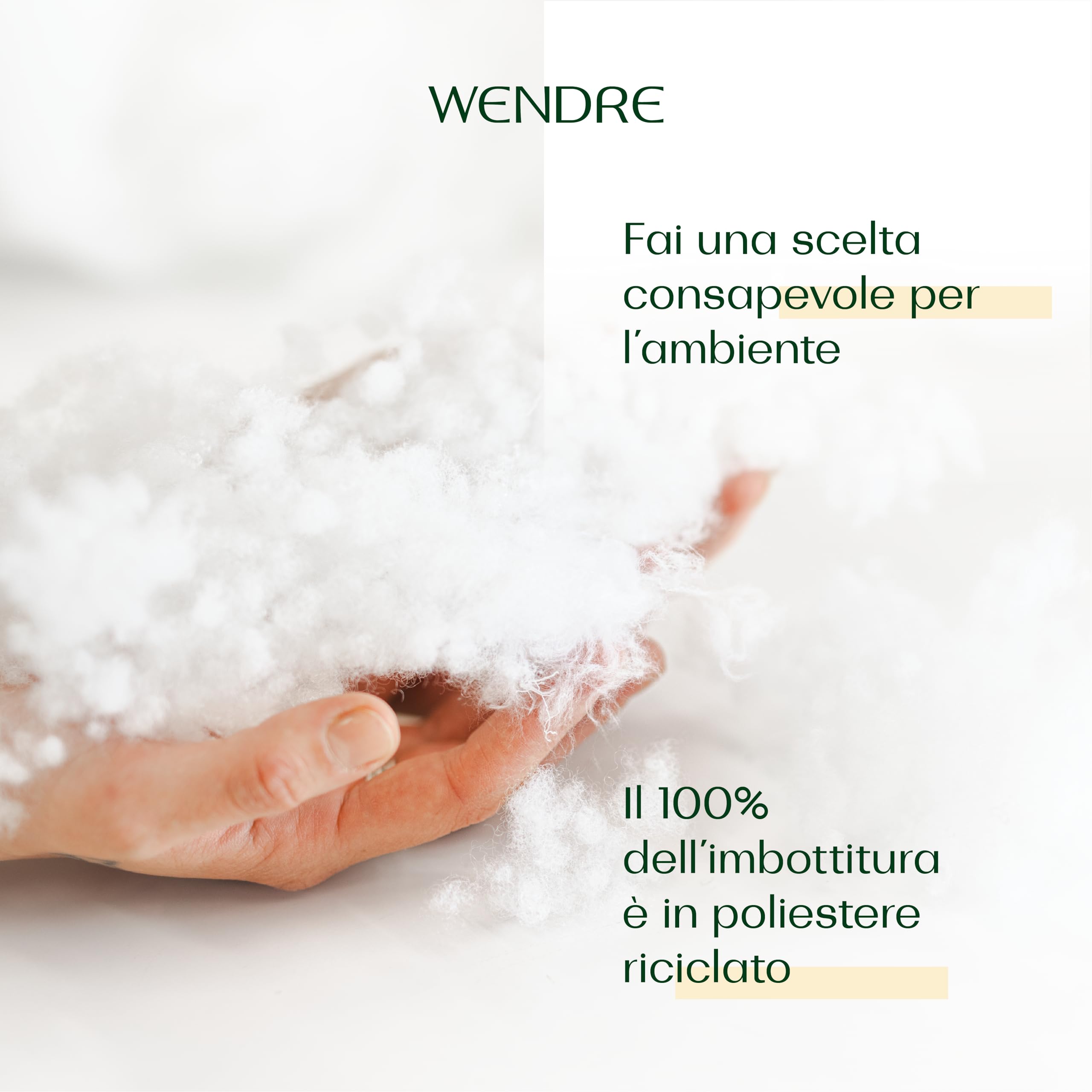 Wendre Piumino Estivo Matrimoniale 220x240 cm – Leggero 150 GSM in Microfibra Traspirante – Certificato OEKO-TEX, Anallergico e Lavabile