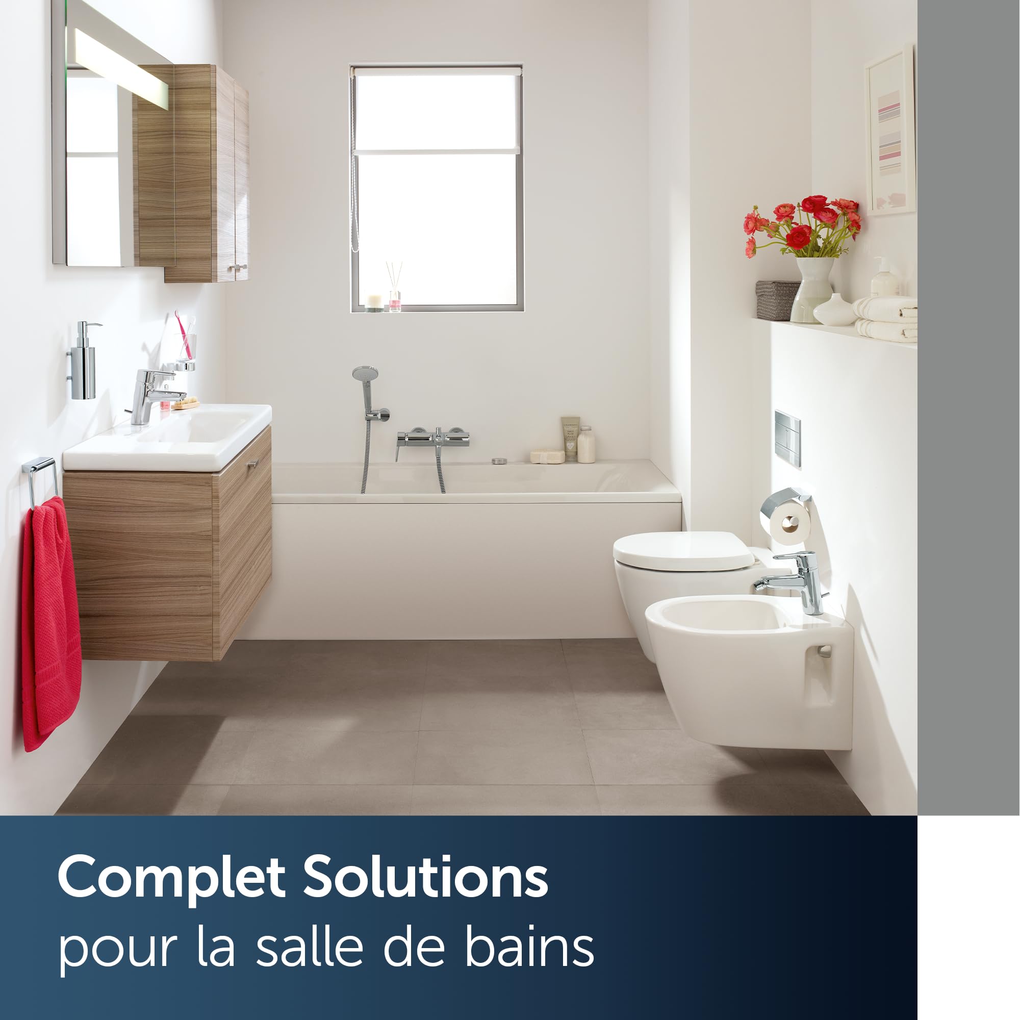 Ideal Standard Abattant WC E129001 Connect Space, Lunette WC recouvrant, Blanc - 39 cm long