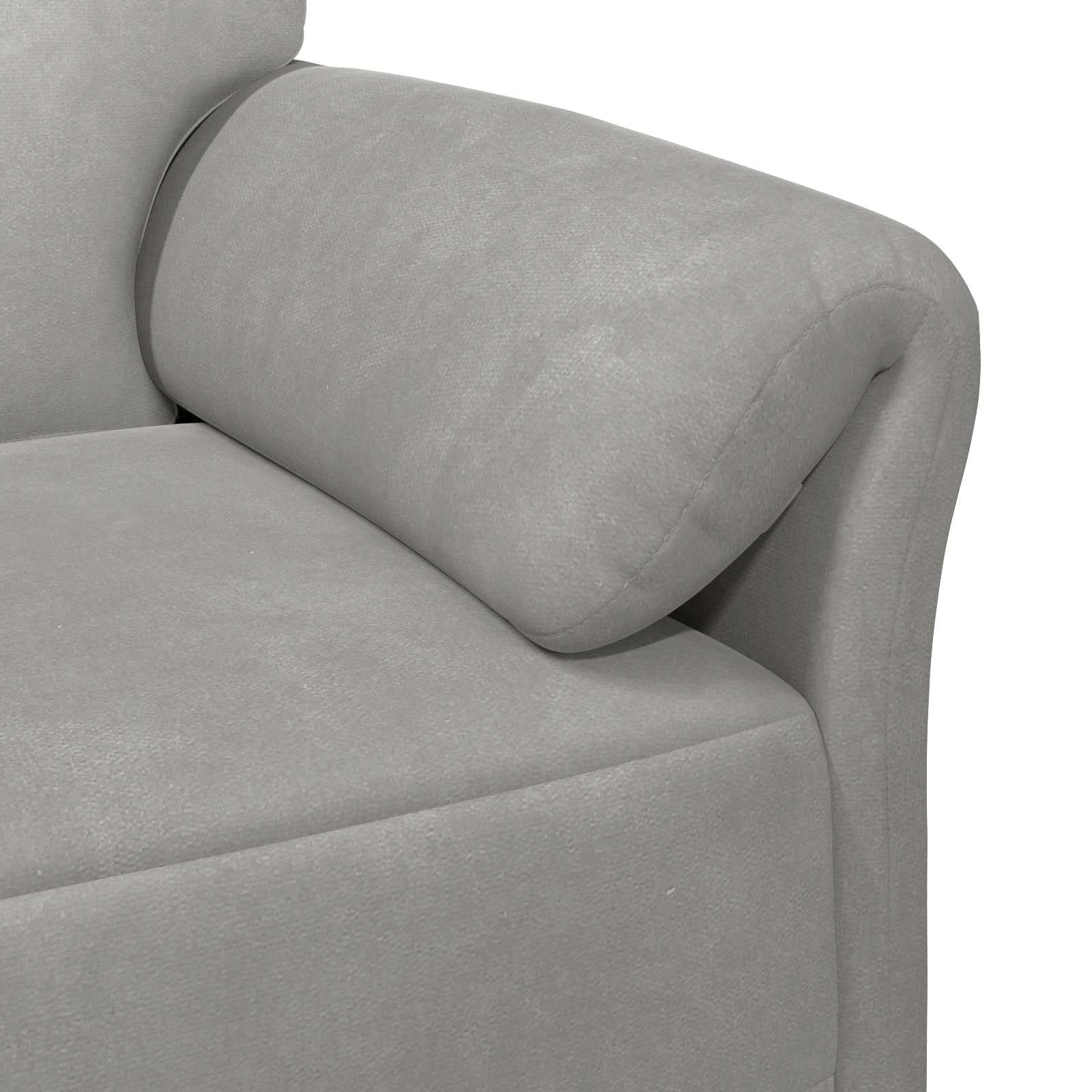 vidaXL Sofá de 3 plazas Gris Claro 198 x 83 x 95 cm Terciopelo