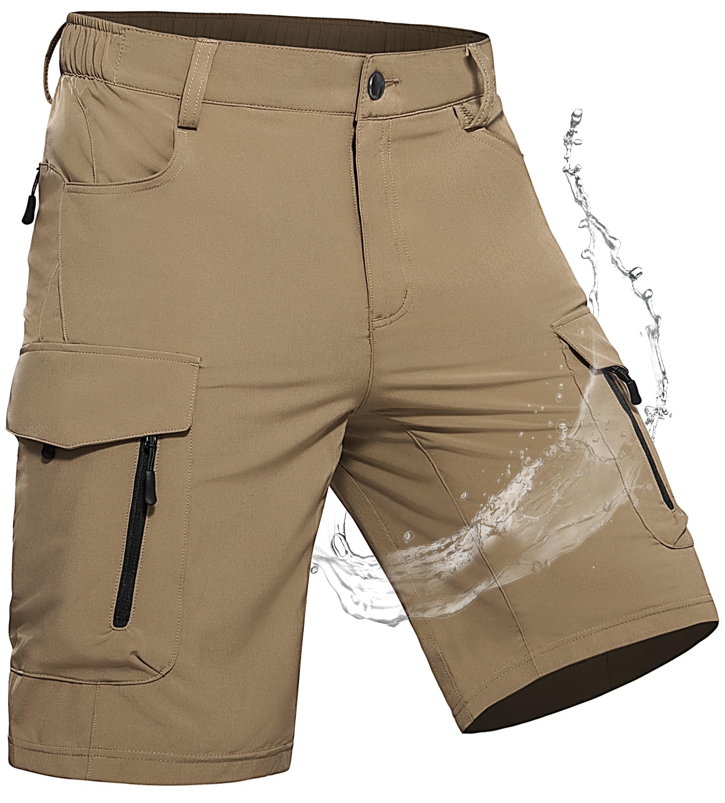Wespornow Pantaloncini Cargo Uomo Bermuda Pantaloni da Lavoro Pantaloni Corti Cargo Uomo Pantaloni da Trekking Chino Elasticizzati Pantaloni MTB