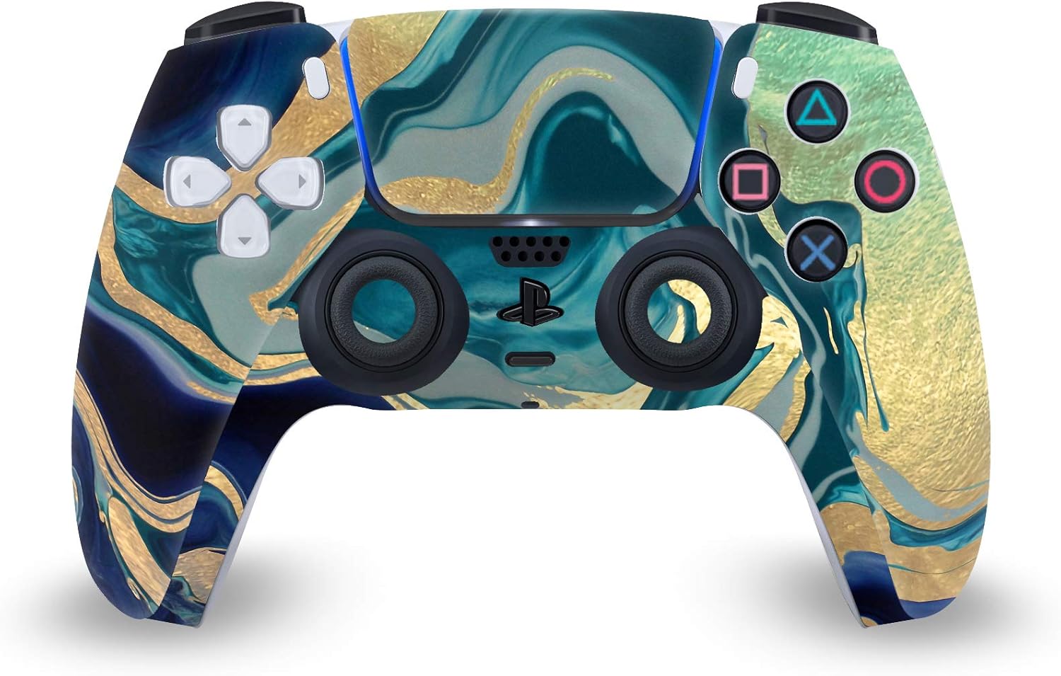 Head Case Designs Officially Licensed Monika Strigel Indigo Art Mix Vinyl Faceplate Sticker Gaming Skin Decal Cover Compatible With Sony PlayStation 5 PS5 DualSense Controller Head Case Designs Officially Licensed Monika Strigel Indigo Art Mix Vinyl Faceplate Sticker Gaming Skin Decal Cover Compatible With Sony PlayStation 5 PS5 DualSense Controller