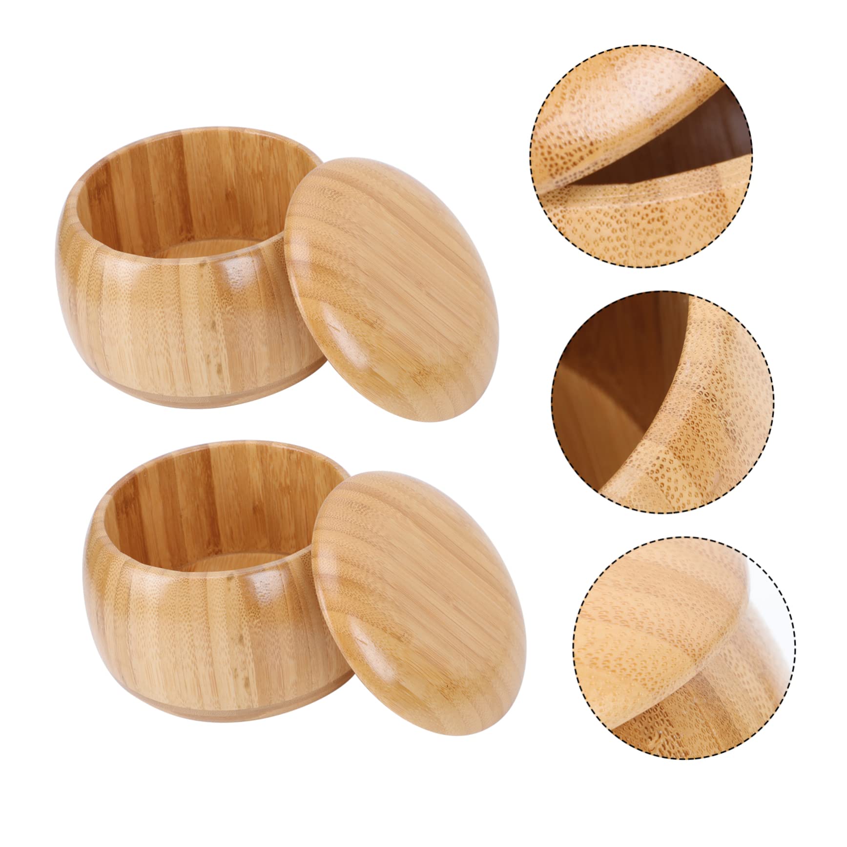 Contenedor de almacenamiento de ajedrez 1 par Go Jar Go Elementos de juego Cuenco de almacenamiento Madera caqui Backgammon Bambú Go Bowl Go Game