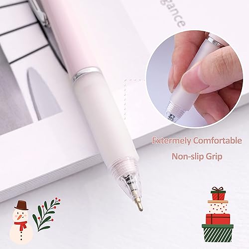 Miniatura 3 de Bolígrafo de tinta negra con agarre súper suave, punta media de 0.039 pulgadas (paquete de 12)