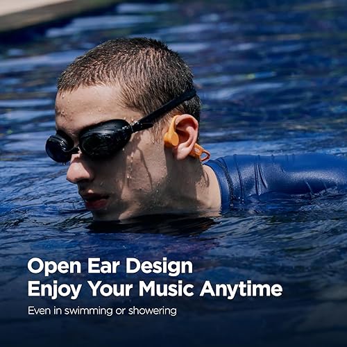 Miniatura 2 de Sanag Auriculares de conducción ósea B60S, auriculares de natación impermeables IPX8 de oído abierto, auriculares incorporados de memoria MP3 de 64