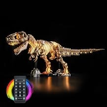 BrickBling LED Light Only, Compatible with Lego Dinosaur Fossils T-Rex Creative Lighting Kit Lego 76968 - Model RC Version Light Not Included