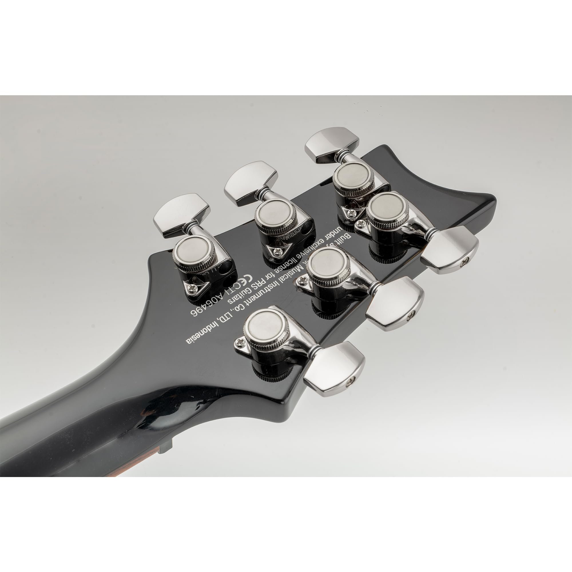 Musiclily Pro L3+R3 Meccaniche Autobloccanti Ratio 18:1 Chitarra Locking Tuners per Chitarra Elettrica/Acustica, Cromato con Bottone Esagonale