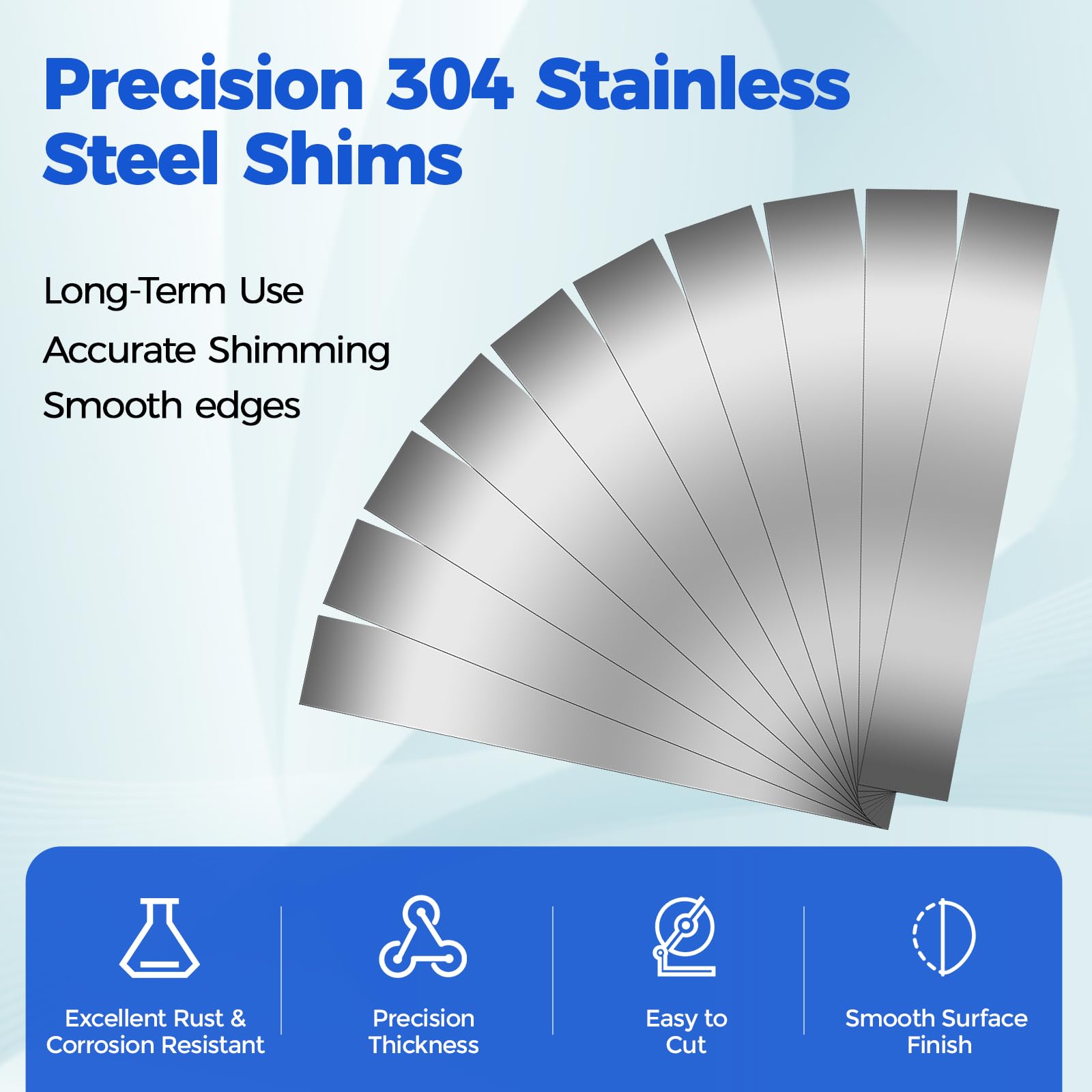 66 Pcs Stainless Steel Shims - Leveling & Alignment -3