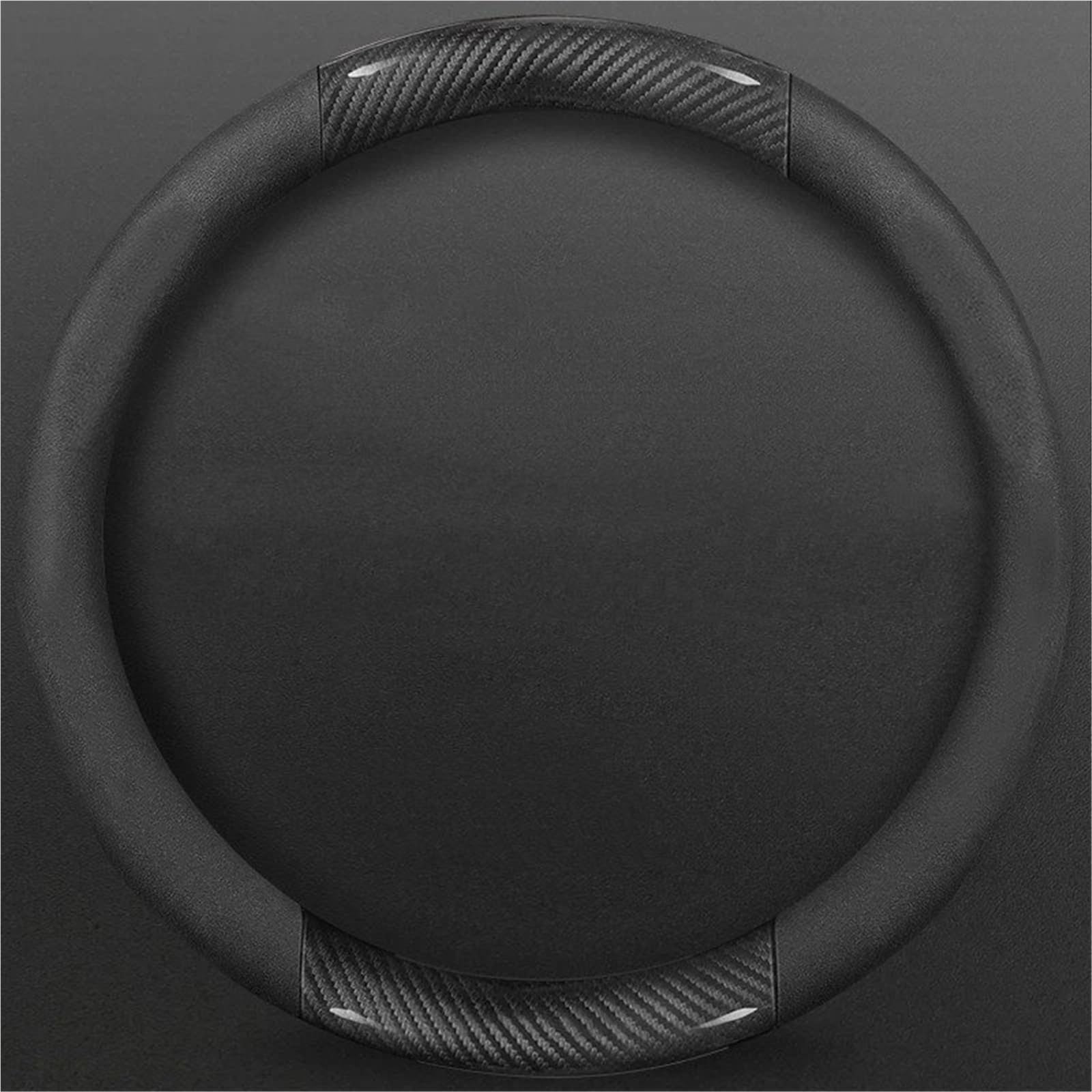 Coprivolante in pelle microfibra Coprivolante per auto in pelle scamosciata coprimanubrio in per tutte stagioni caldo sia per uomo che per donna antiscivolo