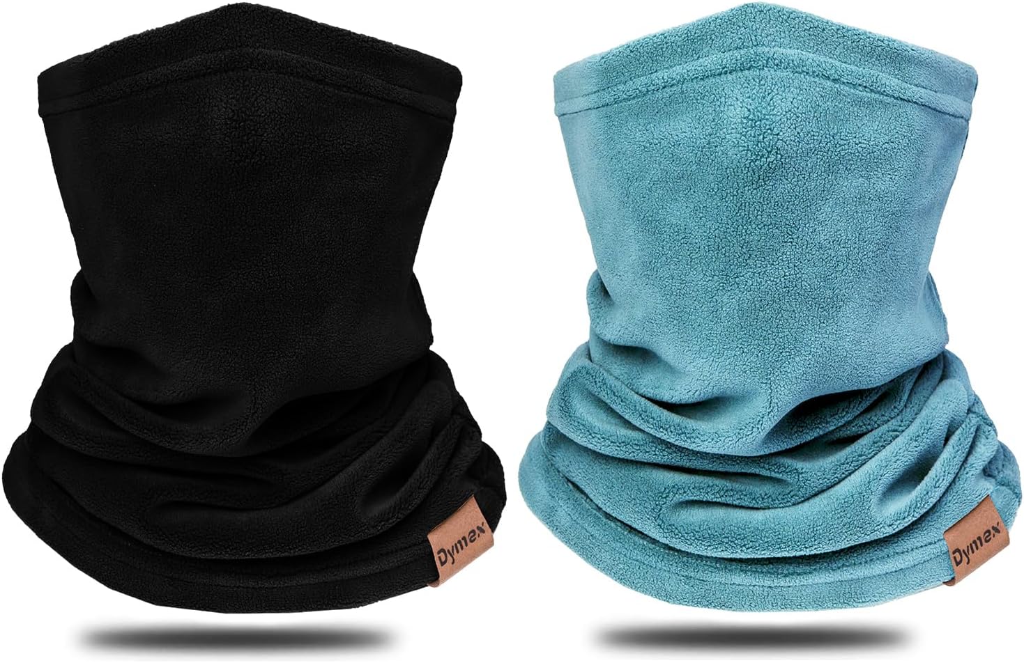 Dymex 2 PCS Kids Neck Warmer Gaiter Winter Fleece Neck Cover Balaclava Windproof Face Cover Mask for Ski Motorcycle Dymex 2 PCS Kids Neck Warmer Gaiter Winter Fleece Neck Cover Balaclava Windproof Face Cover Mask for Ski Motorcycle