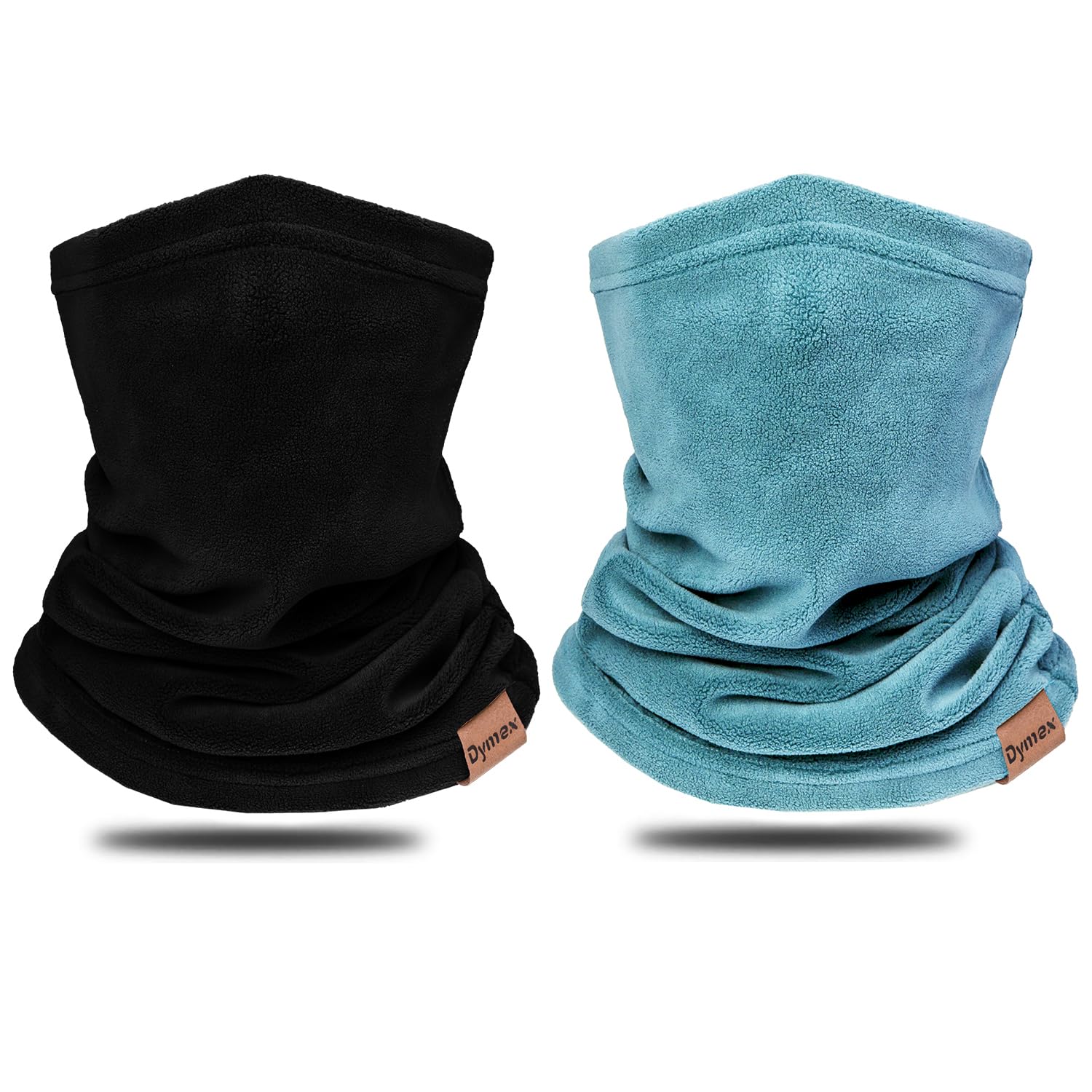 Dymex 2 PCS Kids Neck Warmer Gaiter Winter Fleece Neck Cover Balaclava Windproof Face Cover Mask for Ski Motorcycle