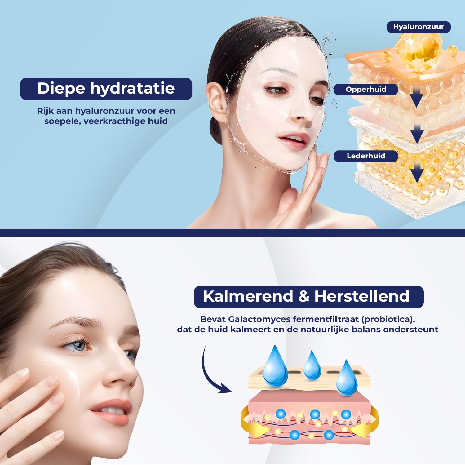 Bio-Collagen Maseczka na twarz, koreańska maseczka z kolagenem, koreańska maseczka z kwasem hialuronowym